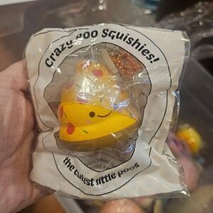 Creamiicandy Squishies Pineapple Pizza Crazy Poo Squishy Pizza Poop Scented